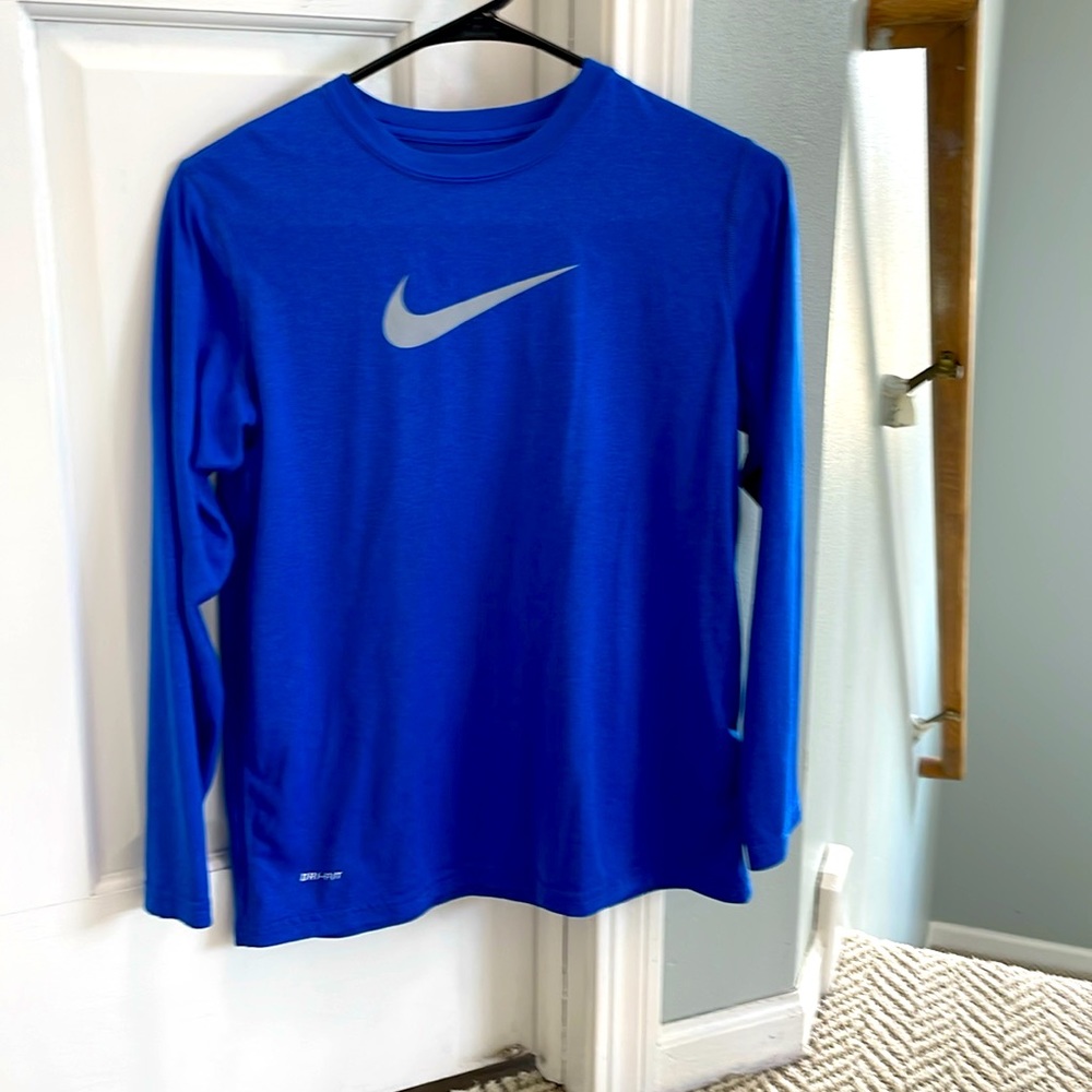 Boys Nike Dri Fit long sleeve t shirt